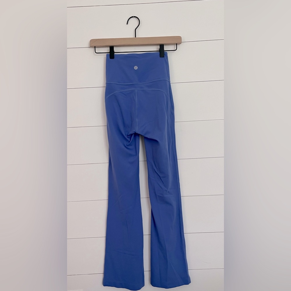 Lululemon Grove Super High Rise Flare Pant Nyla Size 0 color Wild Indigo